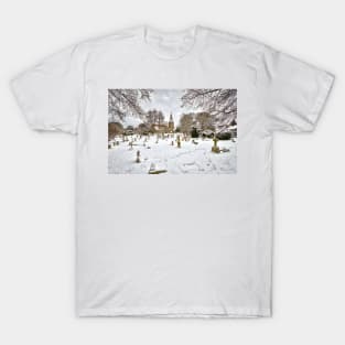 All Saints church in the snow T-Shirt